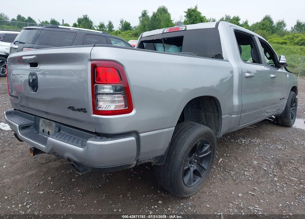 2020 RAM 1500 BIG HORN 4X4 5'7 BOX VIN: 1C6SRFFTXLN195123