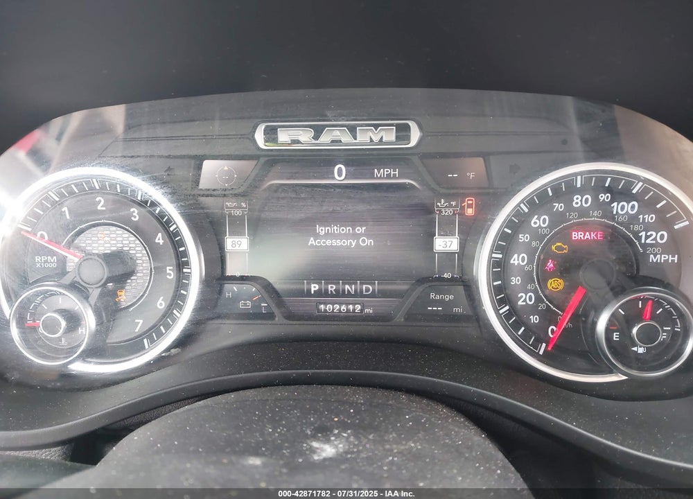 2020 RAM 1500 BIG HORN 4X4 5'7 BOX VIN: 1C6SRFFTXLN195123