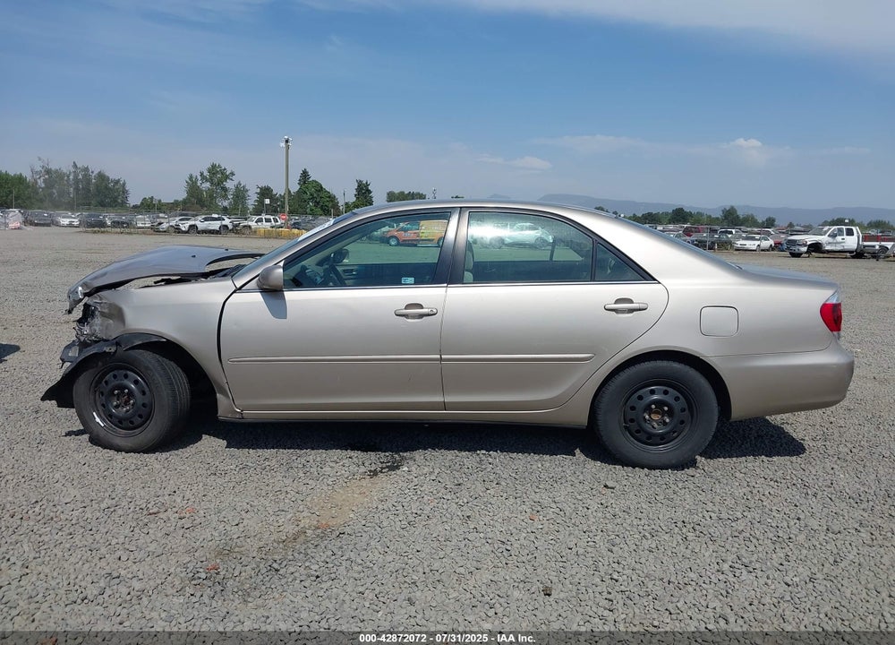 2005 TOYOTA CAMRY LE VIN: 4T1BE32K65U384095