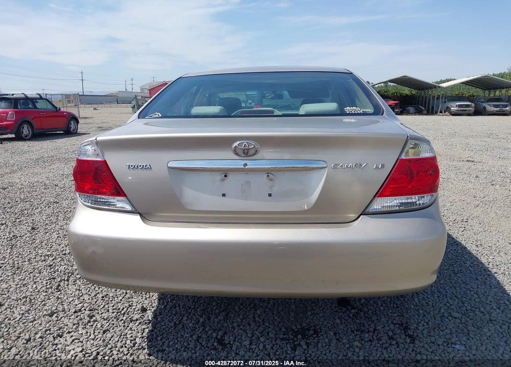 2005 TOYOTA CAMRY LE VIN: 4T1BE32K65U384095