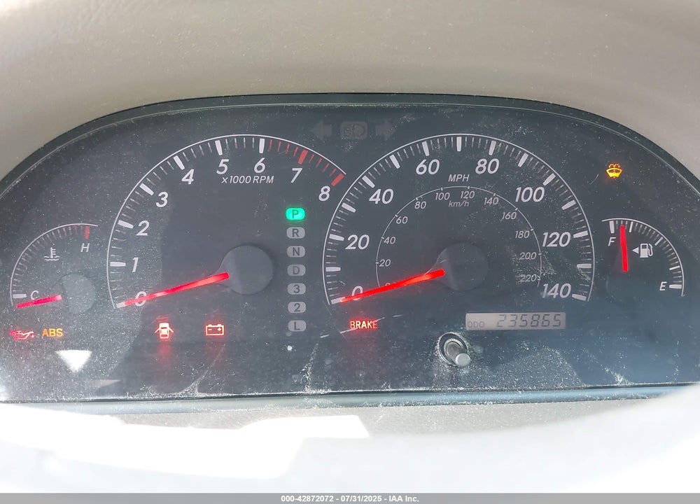 2005 TOYOTA CAMRY LE VIN: 4T1BE32K65U384095