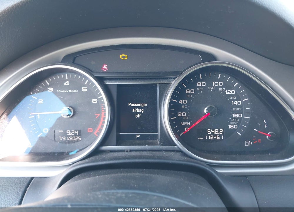 2015 AUDI Q7 3.0T PREMIUM VIN: WA1LGAFE6FD003210
