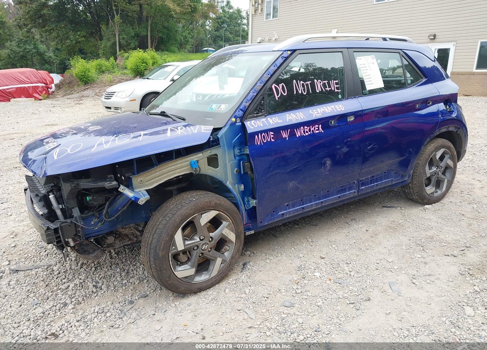 2022 HYUNDAI VENUE VIN: KMHRC8A3XNU143507