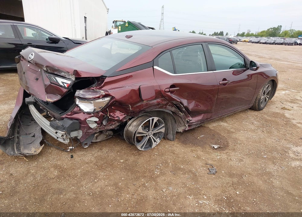 2022 NISSAN SENTRA VIN: 3N1AB8CVXNY288646