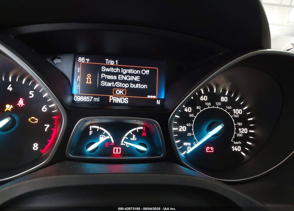 2017 FORD ESCAPE VIN: 1FMCU9J90HUB62035
