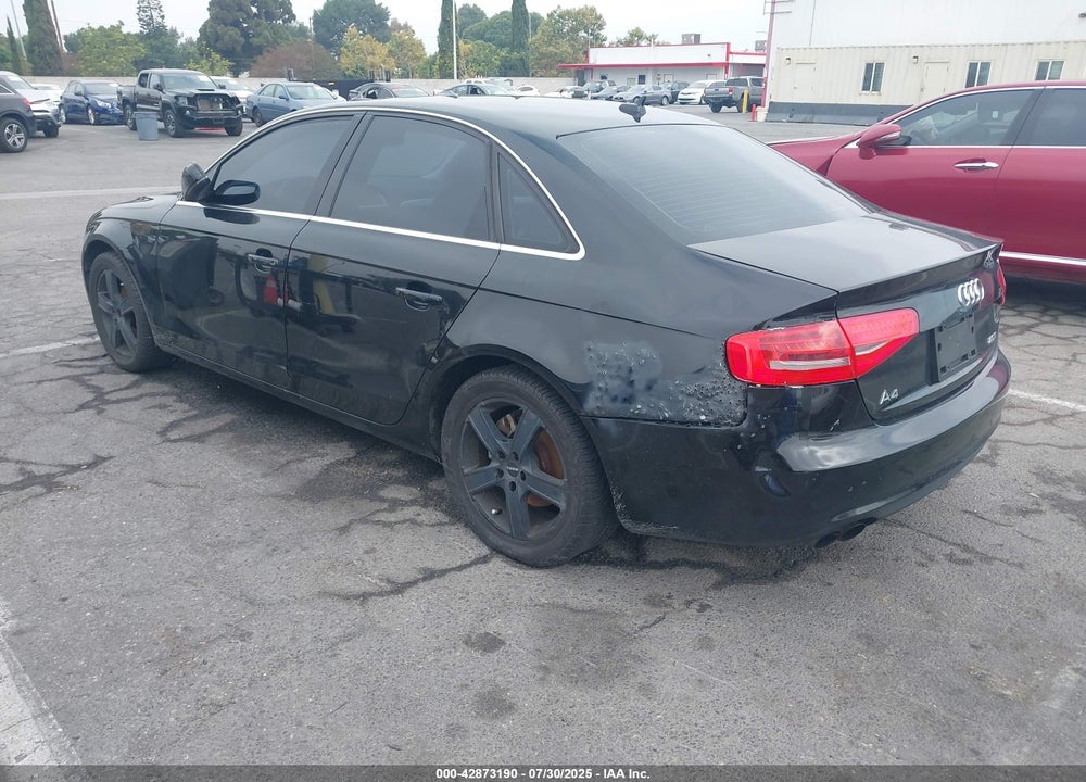 2013 AUDI A4 VIN: WAUAFAFL6DA150086