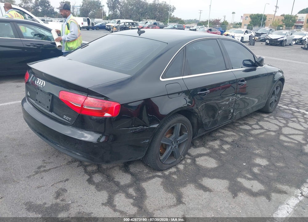 2013 AUDI A4 VIN: WAUAFAFL6DA150086