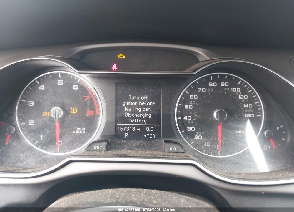 2013 AUDI A4 VIN: WAUAFAFL6DA150086
