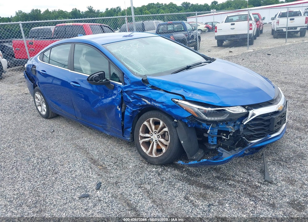 2019 CHEVROLET CRUZE LT VIN: 1G1BE5SM8K7103550