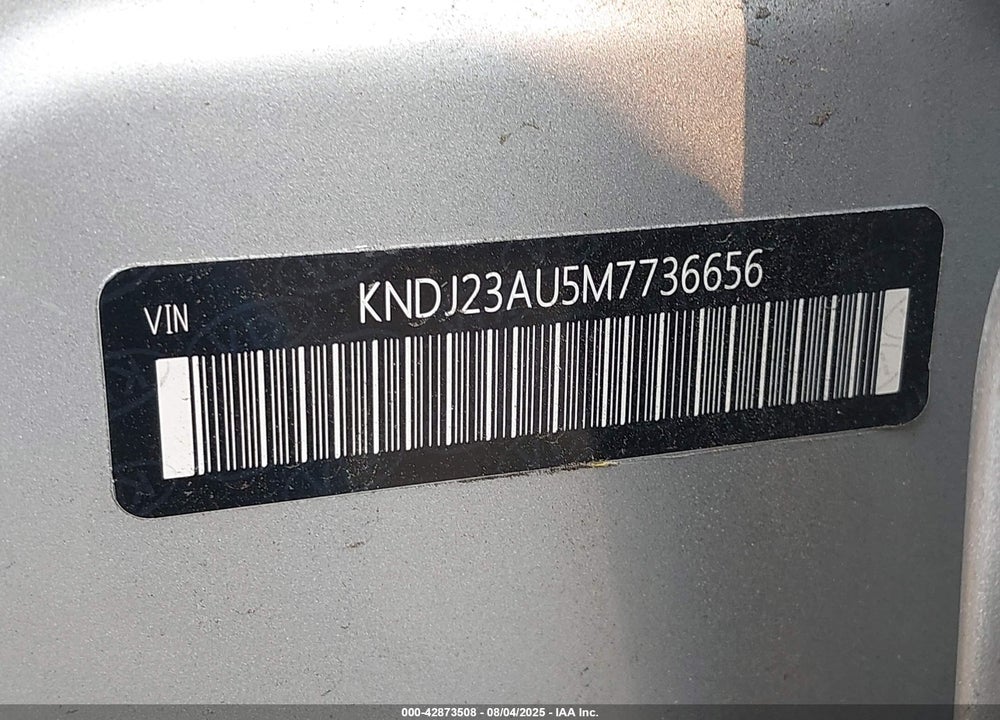 2021 KIA SOUL VIN: KNDJ23AU5M7736656