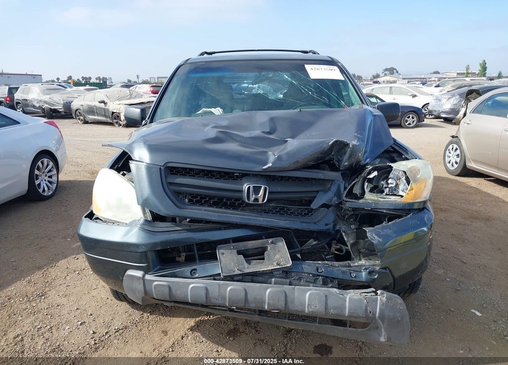 2005 HONDA PILOT LX VIN: 2HKYF18135H515671