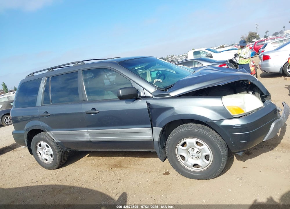 2005 HONDA PILOT LX VIN: 2HKYF18135H515671