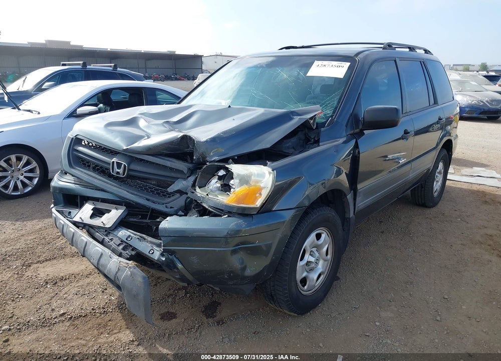2005 HONDA PILOT LX VIN: 2HKYF18135H515671