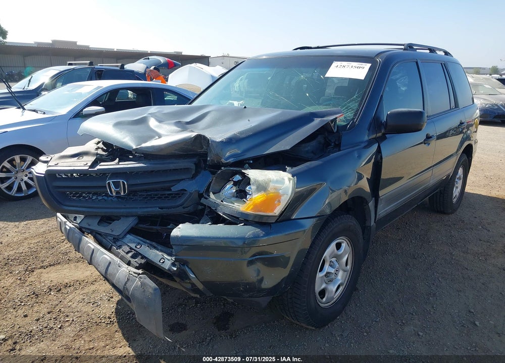 2005 HONDA PILOT LX VIN: 2HKYF18135H515671