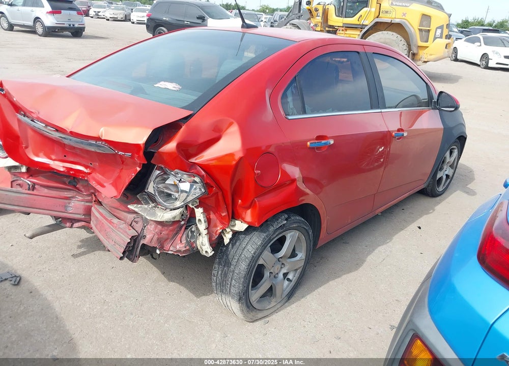 2012 CHEVROLET SONIC 2LZ VIN: 1G1JE5SHXC4101350