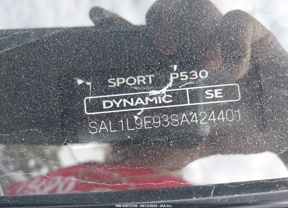 2025 LAND ROVER RANGE ROVER SPORT VIN: SAL1L9E93SA424401
