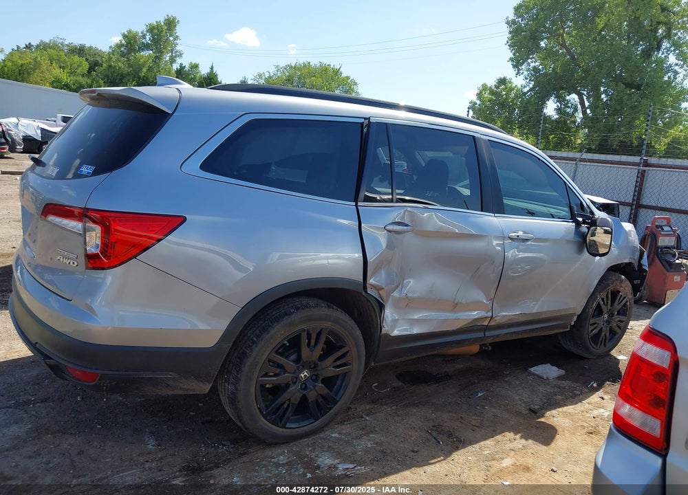 2022 HONDA PILOT VIN: 5FNYF6H20NB044566