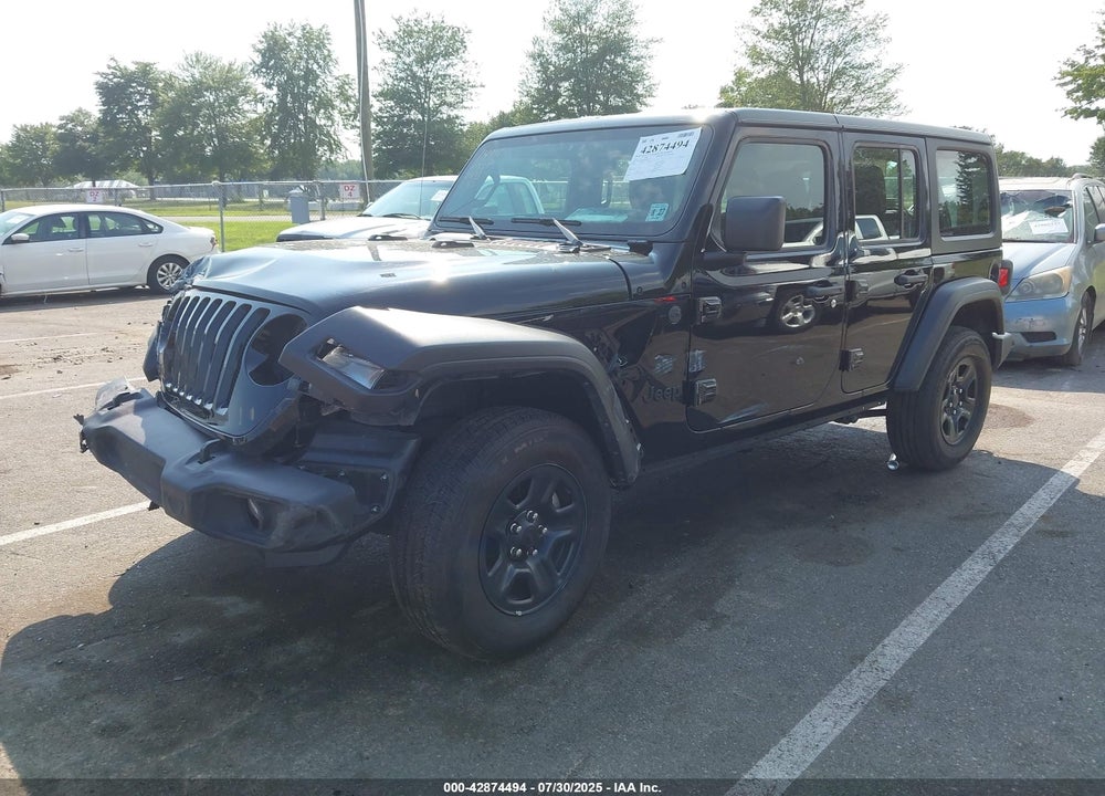 2022 JEEP WRANGLER UNLIMITED SPORT 4X4 VIN: 1C4HJXDNXNW234973