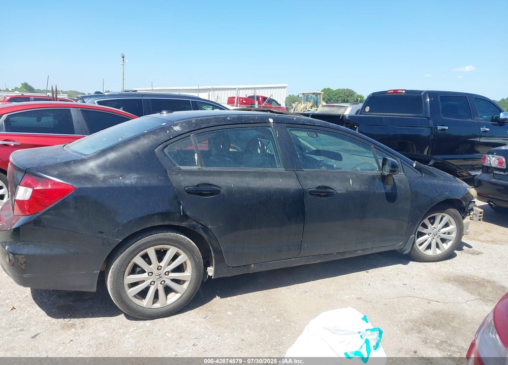 2012 HONDA CIVIC VIN: 2HGFB2F93CH006284