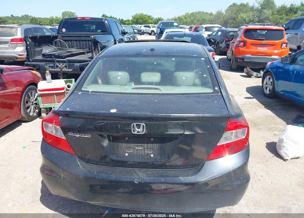 2012 HONDA CIVIC VIN: 2HGFB2F93CH006284