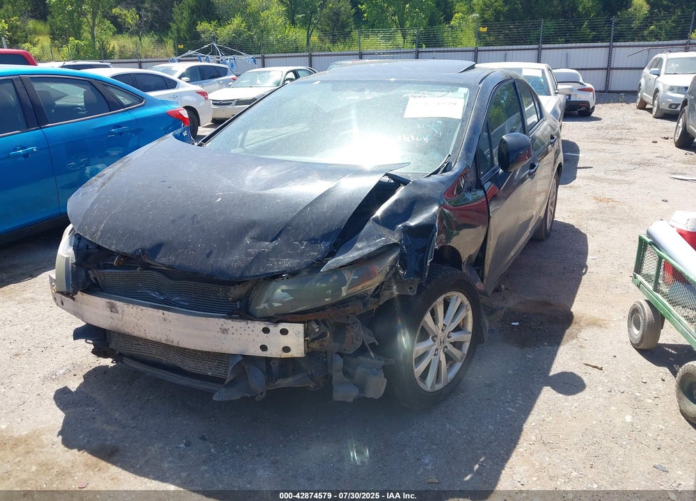 2012 HONDA CIVIC VIN: 2HGFB2F93CH006284