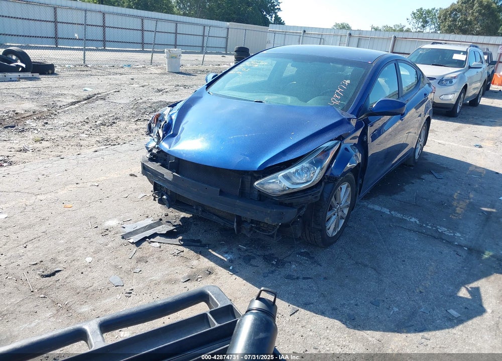 2016 HYUNDAI ELANTRA VIN: 5NPDH4AE7GH790776
