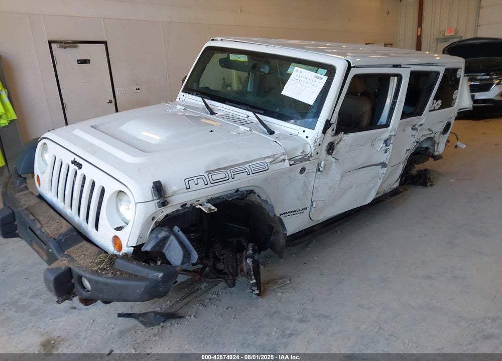 2013 JEEP WRANGLER UNLIMITED VIN: 1C4BJWEG0DL613514