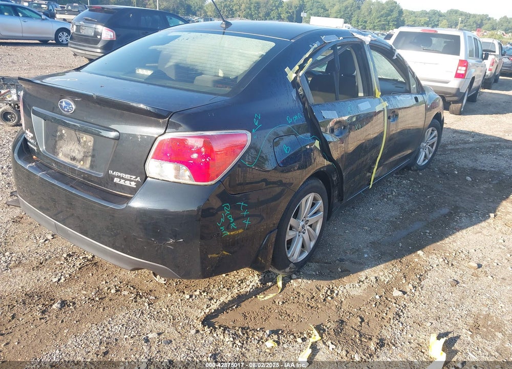 2016 SUBARU IMPREZA VIN: JF1GJAB64GH013497