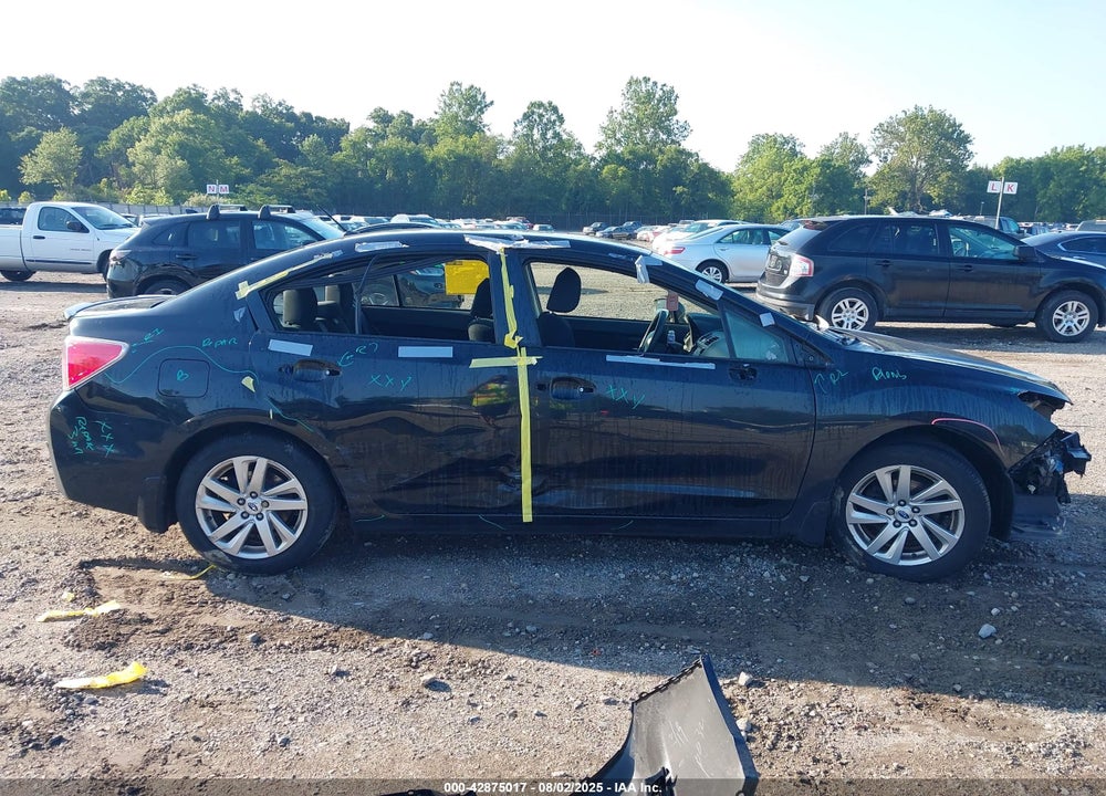 2016 SUBARU IMPREZA VIN: JF1GJAB64GH013497