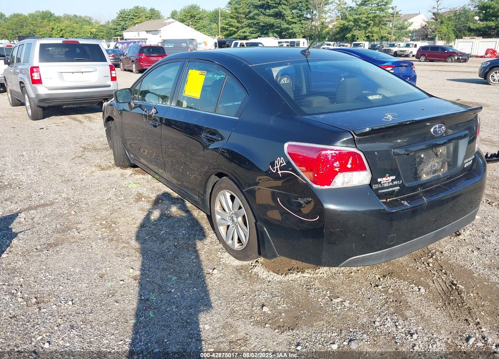 2016 SUBARU IMPREZA VIN: JF1GJAB64GH013497