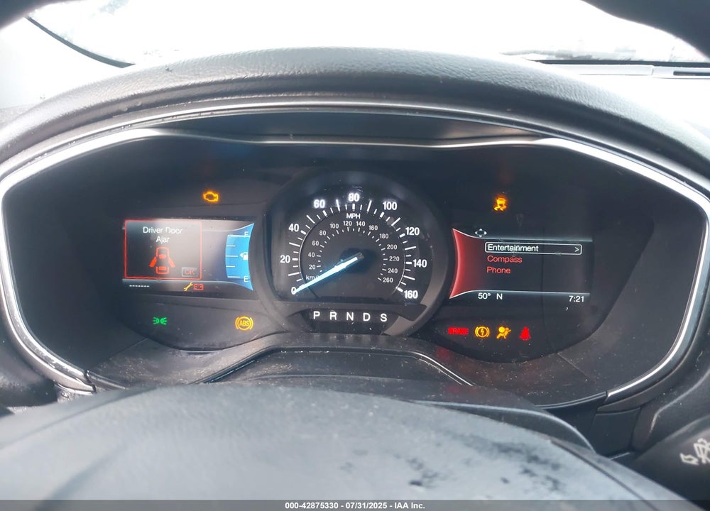 2019 FORD FUSION SE VIN: 3FA6P0T99KR276668