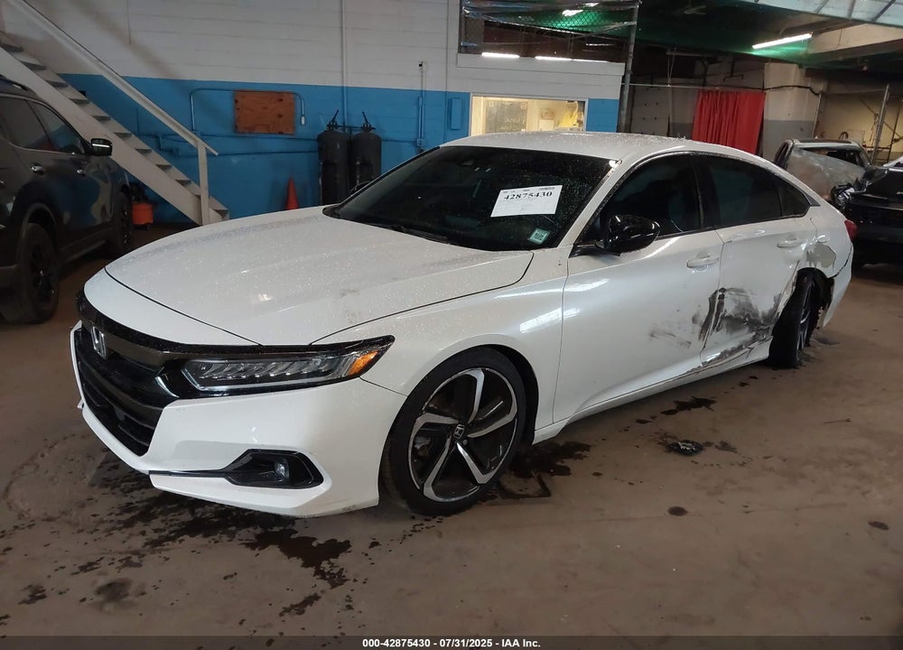 2021 HONDA ACCORD SPORT VIN: 1HGCV1F34MA018637