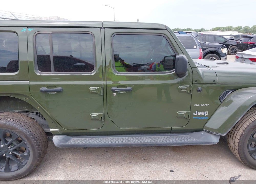 2021 JEEP WRANGLER 4XE UNLIMITED SAHARA 4X4 VIN: 1C4JJXP6XMW860091
