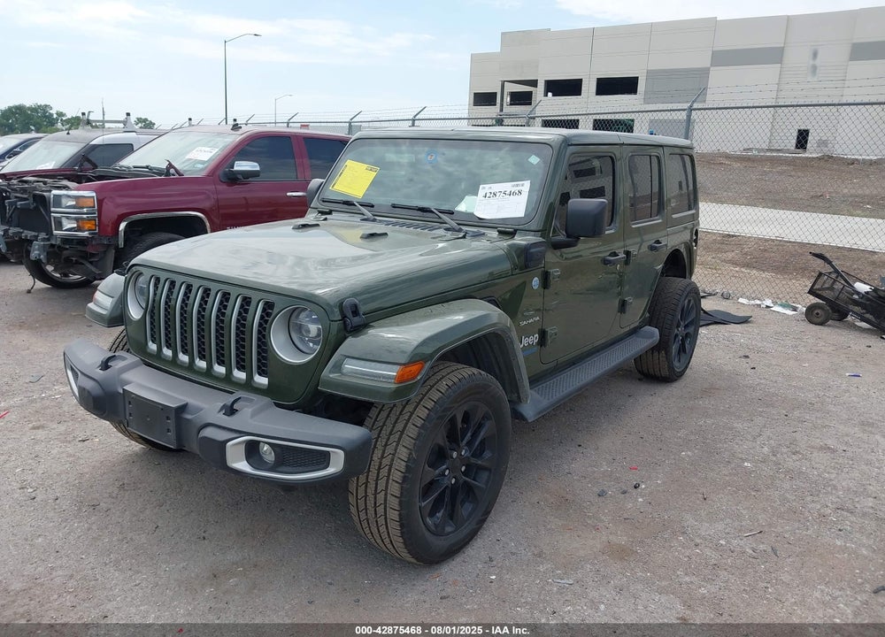 2021 JEEP WRANGLER 4XE UNLIMITED SAHARA 4X4 VIN: 1C4JJXP6XMW860091
