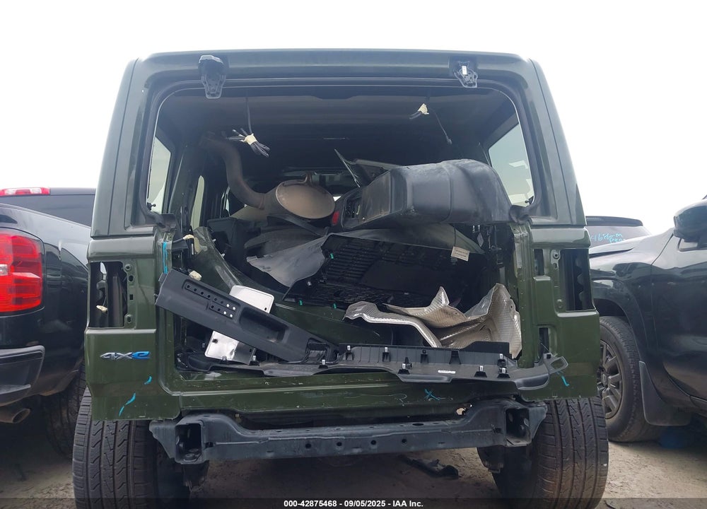 2021 JEEP WRANGLER 4XE UNLIMITED SAHARA 4X4 VIN: 1C4JJXP6XMW860091