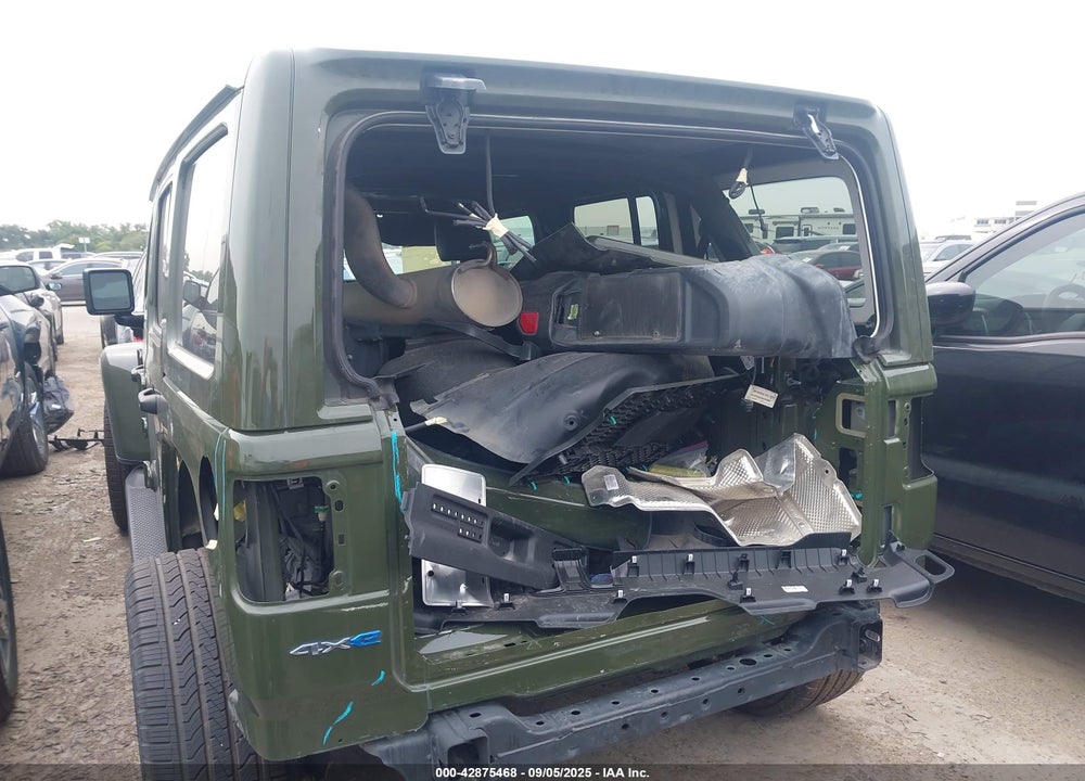 2021 JEEP WRANGLER 4XE UNLIMITED SAHARA 4X4 VIN: 1C4JJXP6XMW860091