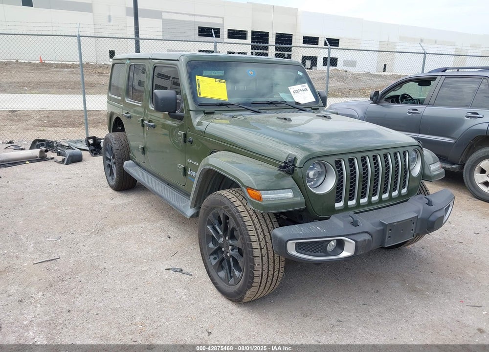 2021 JEEP WRANGLER 4XE UNLIMITED SAHARA 4X4 VIN: 1C4JJXP6XMW860091