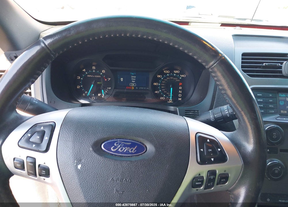 2012 FORD EXPLORER XLT VIN: 1FMHK7D80CGA32900