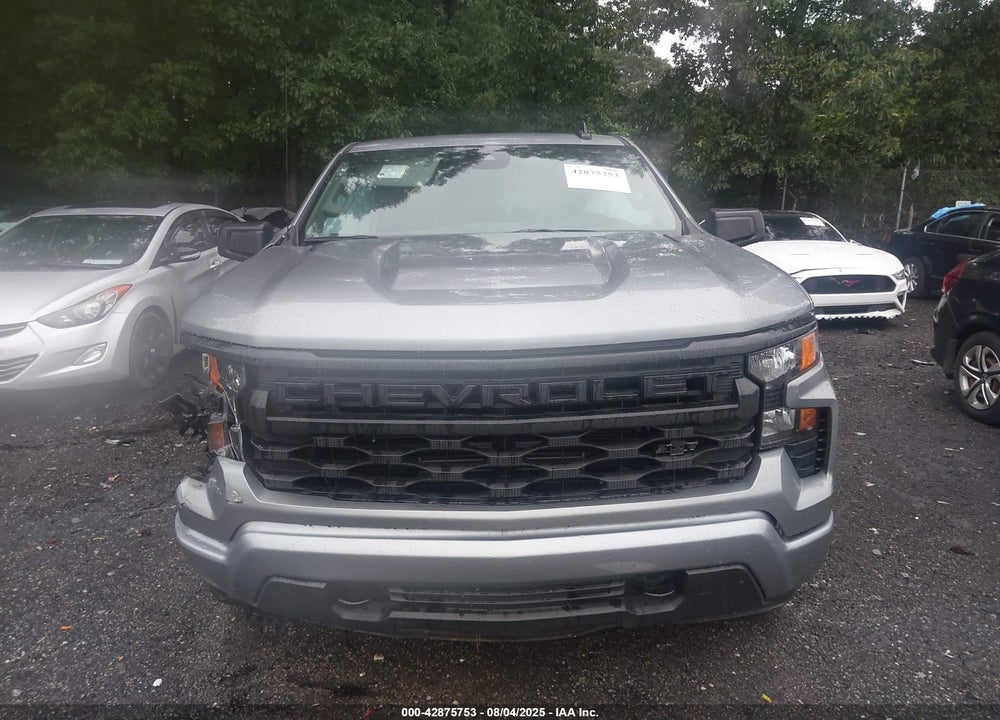 2025 CHEVROLET SILVERADO 1500 4WD SHORT BED CUSTOM VIN: 1GCPKBEKXSZ227760