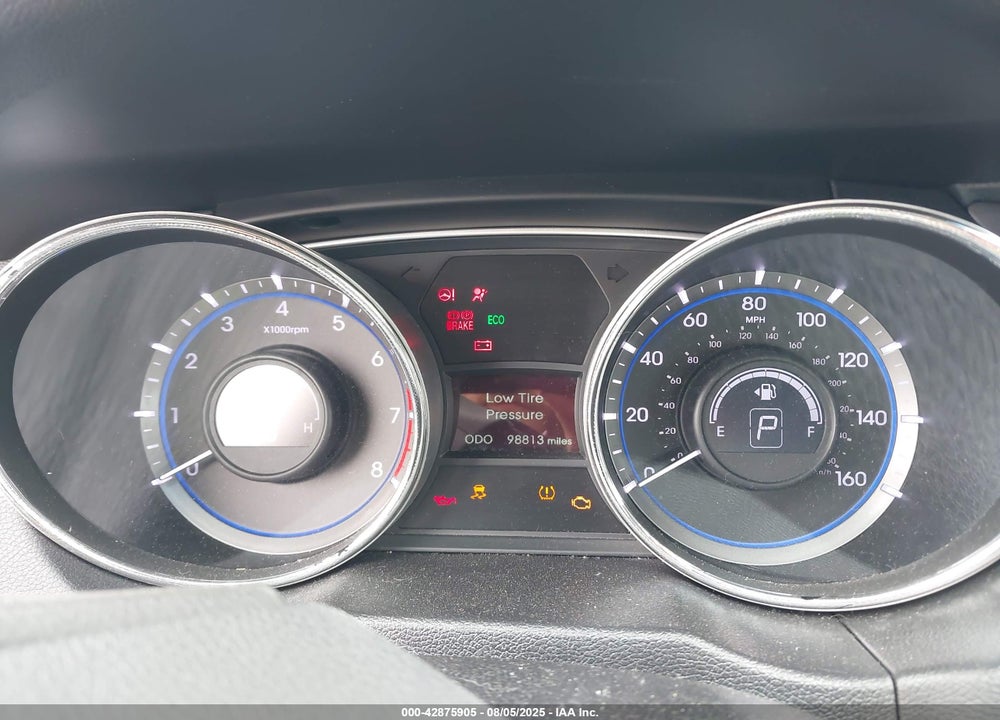 2014 HYUNDAI SONATA GLS VIN: 5NPEB4AC0EH882281
