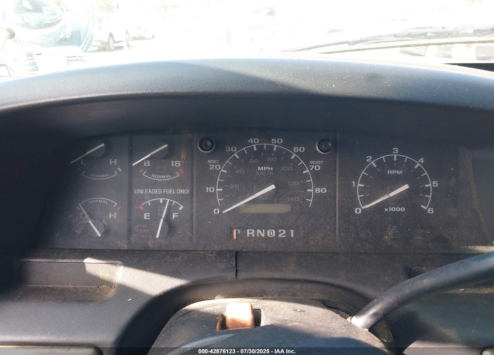 1995 FORD F250 VIN: 2FTHF26H5SCA01781