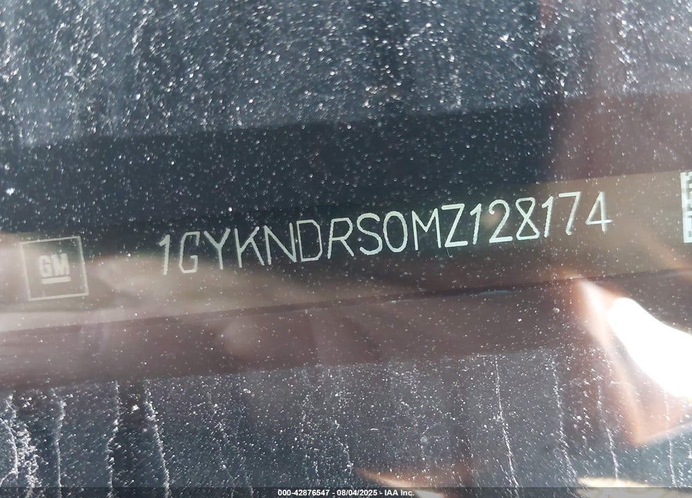 2021 CADILLAC XT5 VIN: 1GYKNDRS0MZ128174