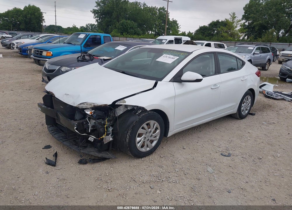 2018 HYUNDAI ELANTRA VIN: 5NPD74LF4JH295175