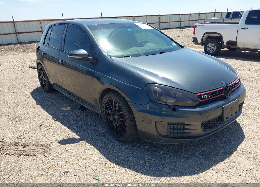 2012 VOLKSWAGEN GTI 4-DOOR VIN: WVWHD7AJ6CW237021