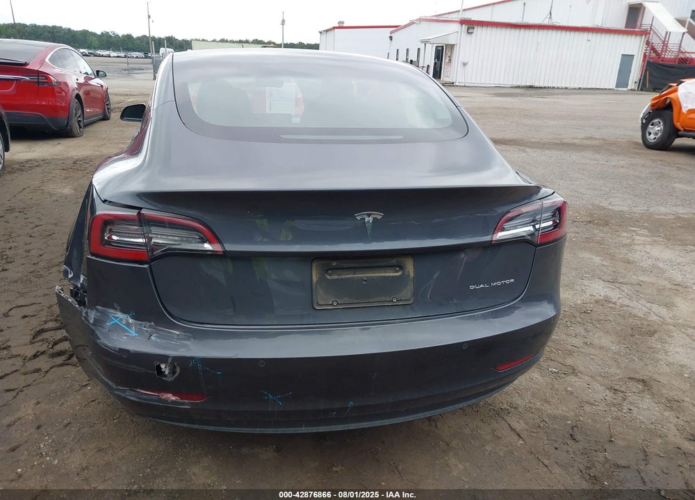 2022 TESLA MODEL 3 LONG RANGE DUAL MOTOR ALL-WHEEL DRIVE VIN: 5YJ3E1EB7NF129537