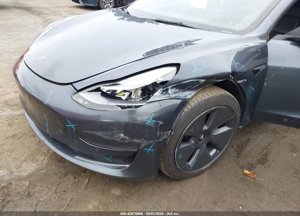 2022 TESLA MODEL 3 LONG RANGE DUAL MOTOR ALL-WHEEL DRIVE VIN: 5YJ3E1EB7NF129537