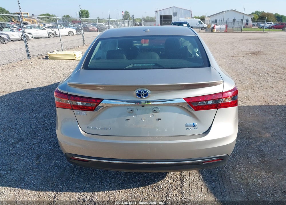 2016 TOYOTA AVALON HYBRID VIN: 4T1BD1EB9GU051010