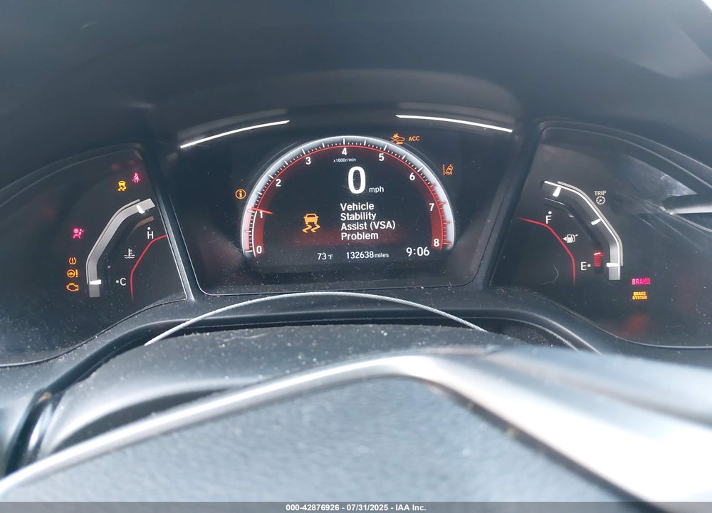 2019 HONDA CIVIC VIN: SHHFK7G49KU221217