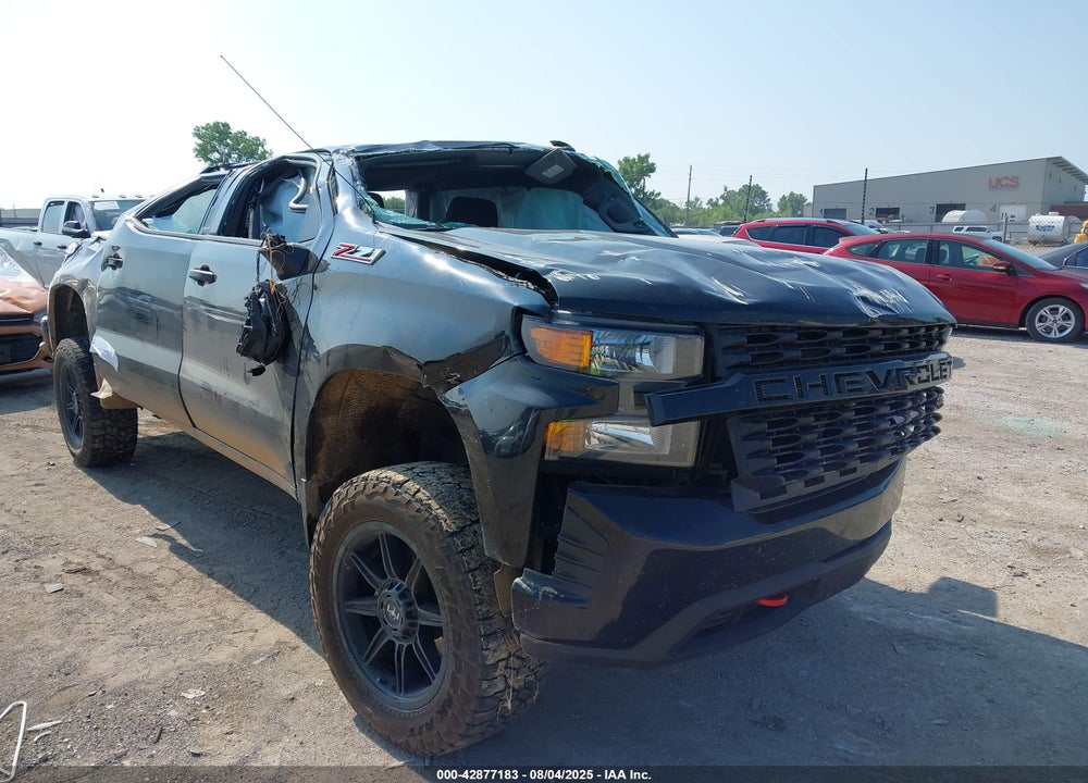 2021 CHEVROLET SILVERADO 1500 4WD SHORT BED CUSTOM TRAIL BOSS VIN: 1GCPYCEF6MZ283236