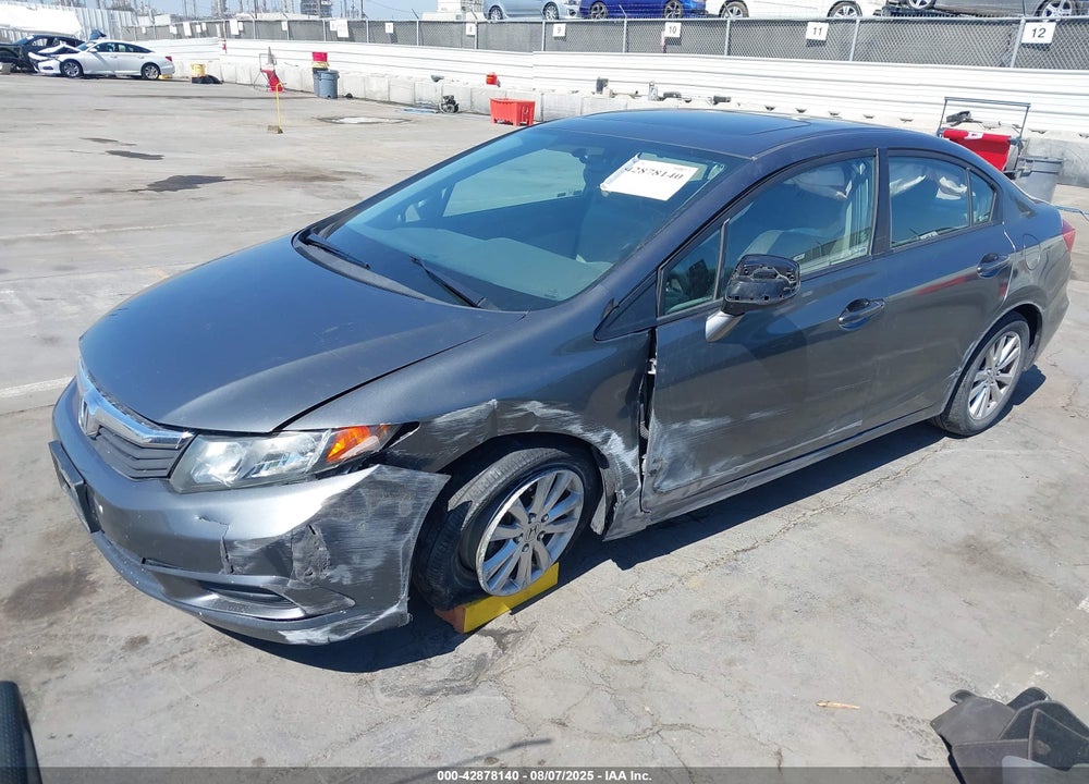 2012 HONDA CIVIC VIN: 19XFB2F90CE358510